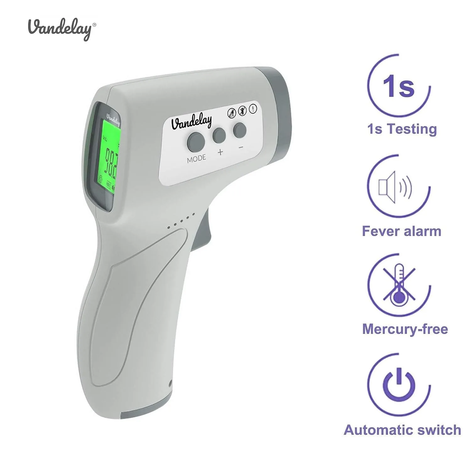 Vandelay Infrared Thermometer CQR-T800